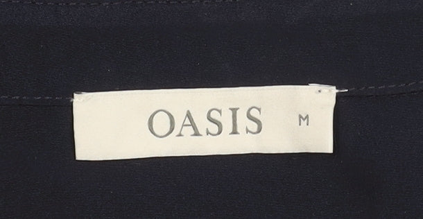 Oasis Blue Sleeveless Dress in M