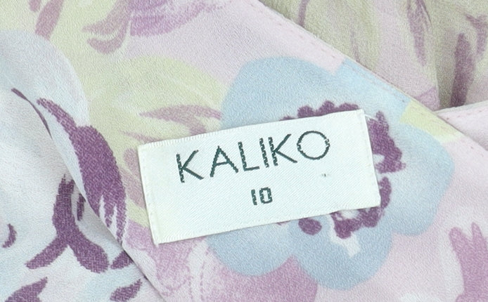 Kaliko Women's Multicoloured Floral Chiffon Dress