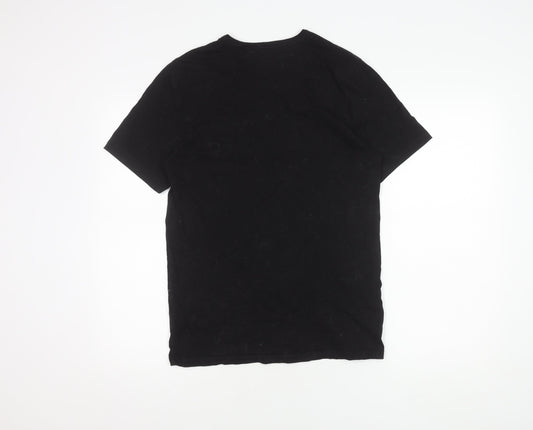 Mens UK Size M HUGO BOSS Black T-Shirt