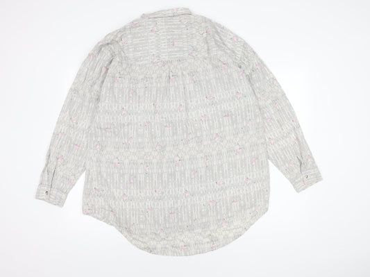 Womens UK Size 18 NEXT Multicoloured Basic Button-Up