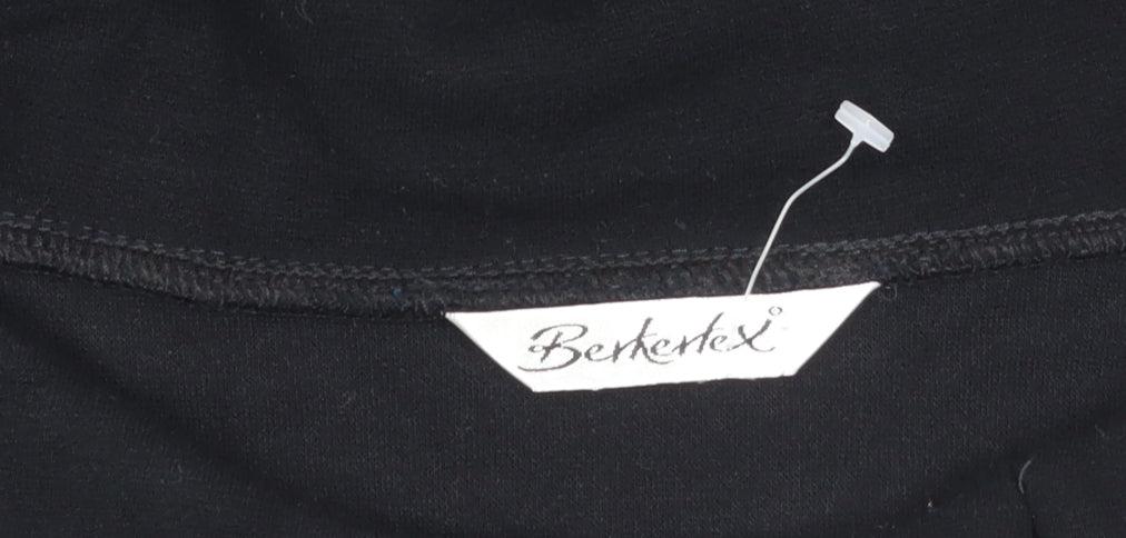 Womens UK Size 20 Berketex Black Basic Blouse