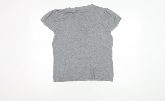 Womens UK Size 16 Phase Eight Grey Basic T-Shirt