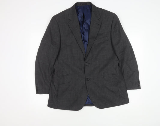 Mens UK Size 40 Austin Reed Regular Grey Suit Jacket