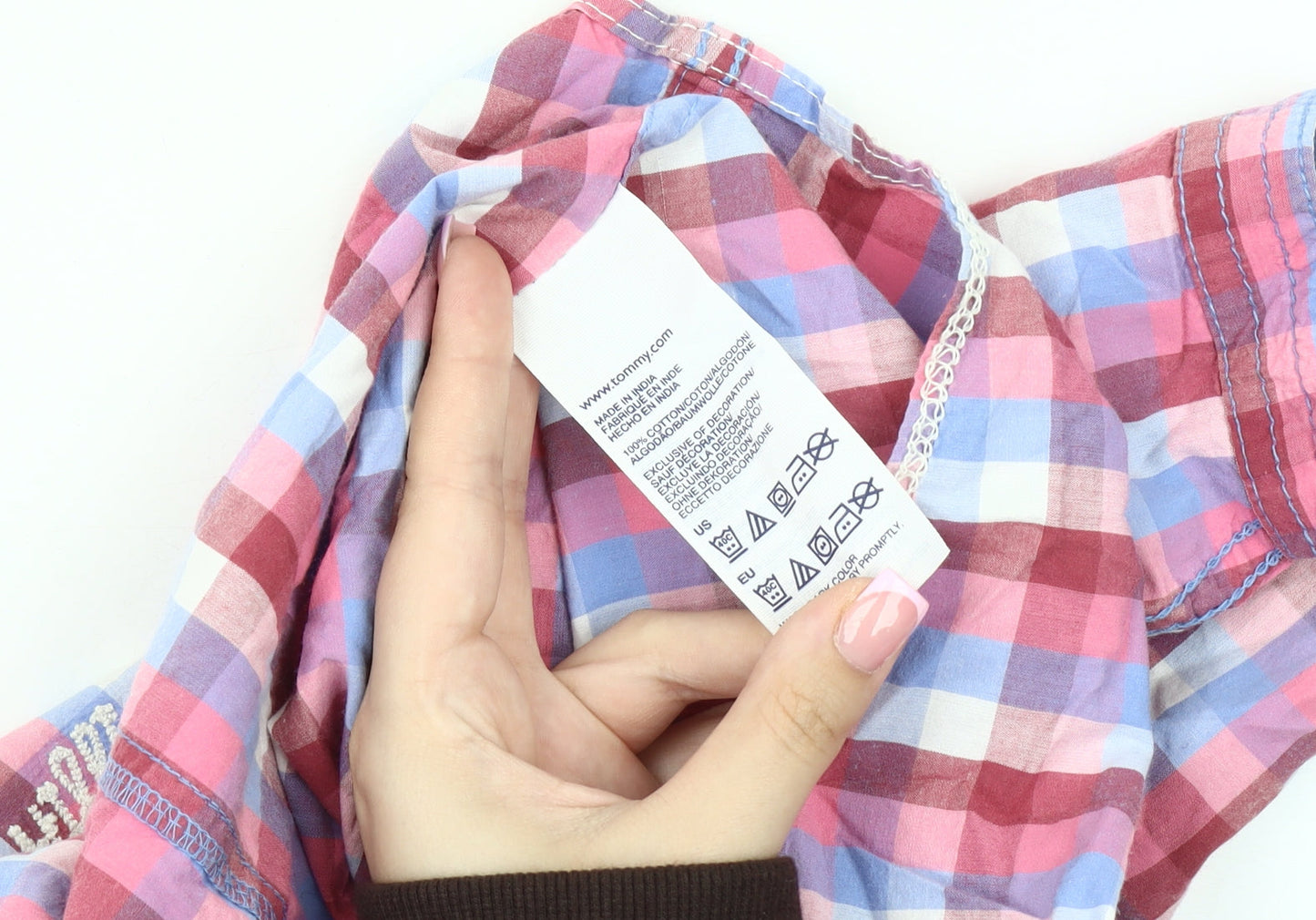 Hilfiger Denim Men's Checked Short Sleeve Shirt M