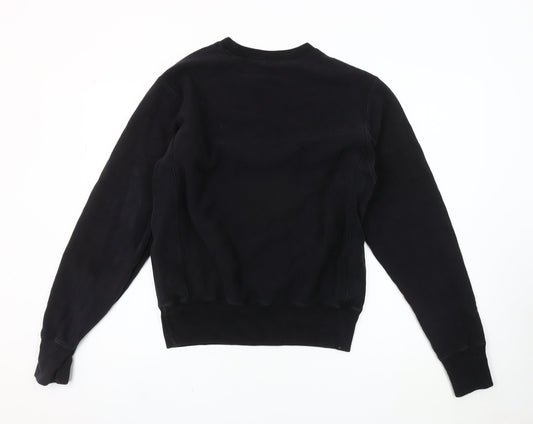 Mens UK Size S Champion Black Pullover Sweatshirt