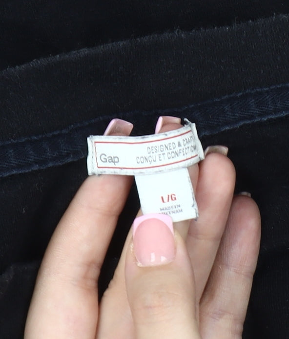 Gap Women's Colourblock Sweatshirt L - Black, Blue