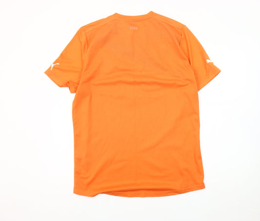 Puma Men's Orange Medium Football Jersey