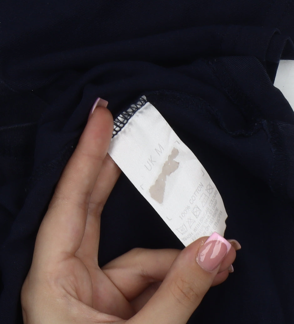 The Rolling Stones Men's Blue Graphic T-Shirt M