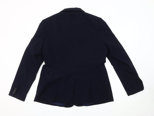 Jigsaw Women's Blue Blazer Size 16 Business