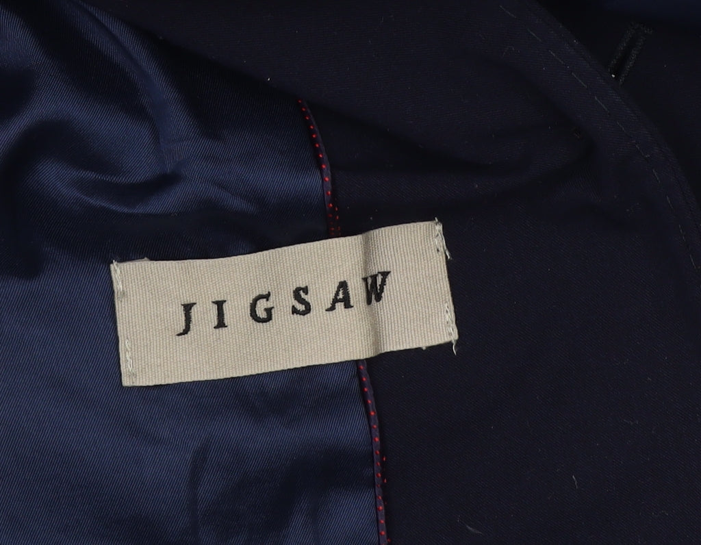 Jigsaw Women's Blue Blazer Size 16 Business