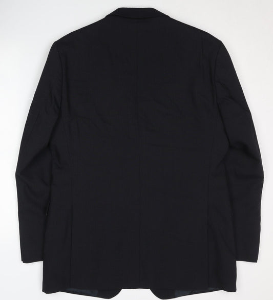 Mens UK Size 40 Tom English Regular Black Suit Jacket
