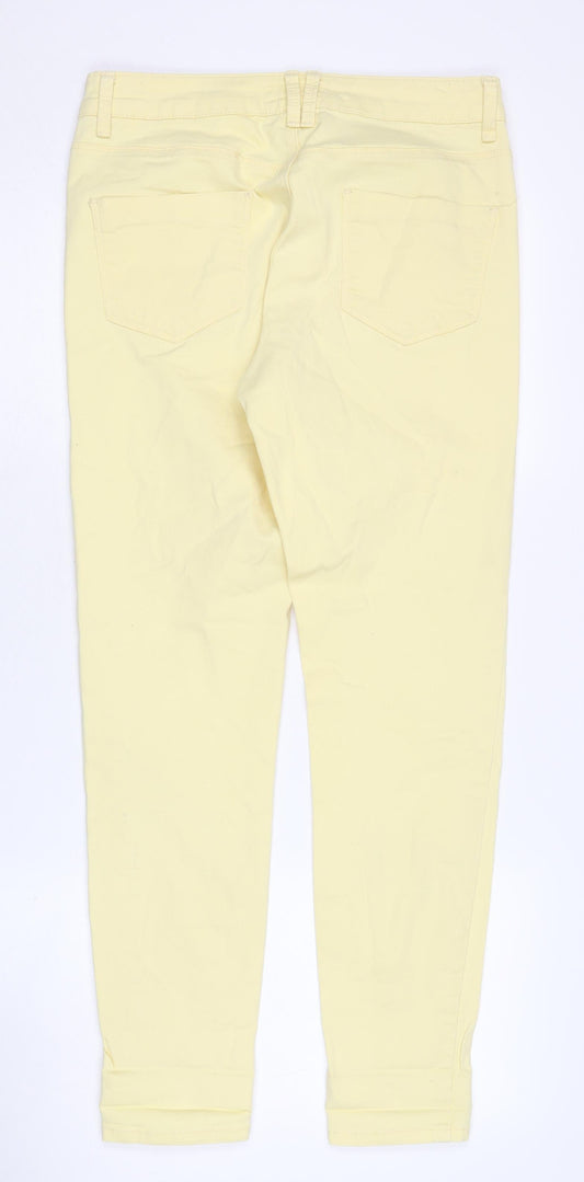 Womens UK Size 12 Marks and Spencer Regular Fit Jegging Yellow Jeans