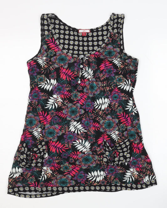 Womens UK Size 10 Joe Browns Multicoloured Tunic Tank