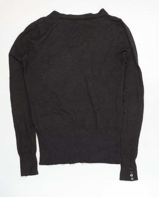 Womens UK Size M MNG Basics Black Pullover Jumper