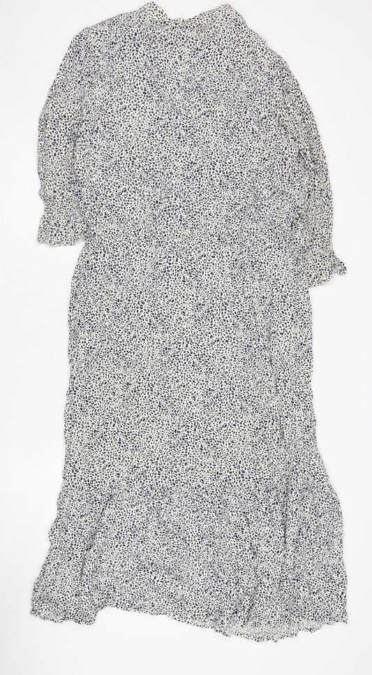 John Lewis Women's Multicoloured Shirt Dress Size 16