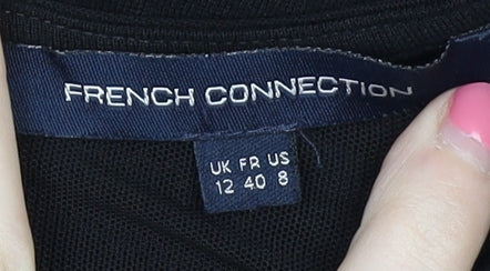 French Connection Black Sheath Dress, Women, Size 12
