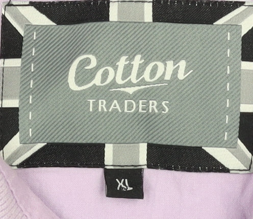 Cotton Traders Men's Purple XL Polo Shirt