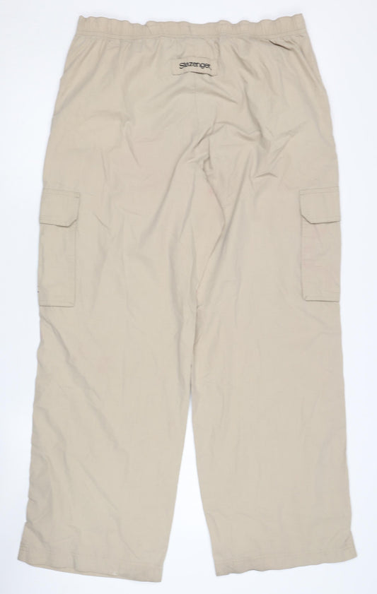 Slazenger Men's Beige Cargo Trousers S