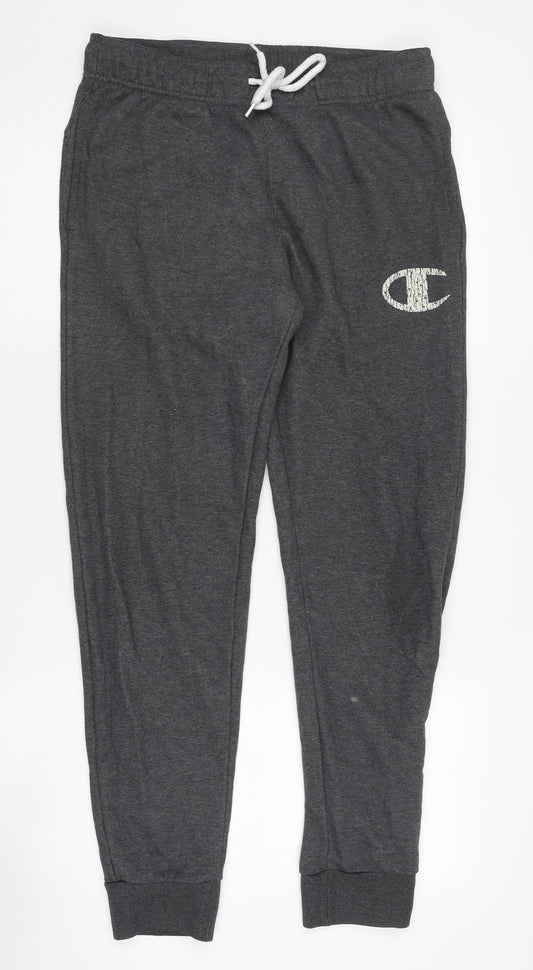 Mens UK Size M Champion-activewear Regular Fit Jogger Grey Trousers
