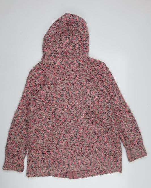 Cotton Traders Women's Pink Full Zip Hoodie Size 14