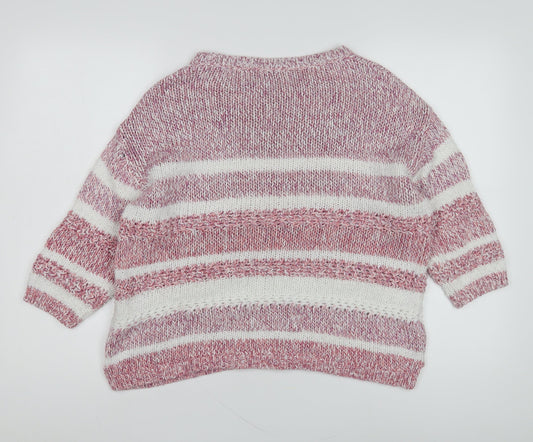 Womens UK Size 14 Marks and Spencer Red Pullover Jumper
