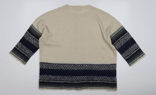 Womens UK Size L Great Plains Beige Pullover Jumper