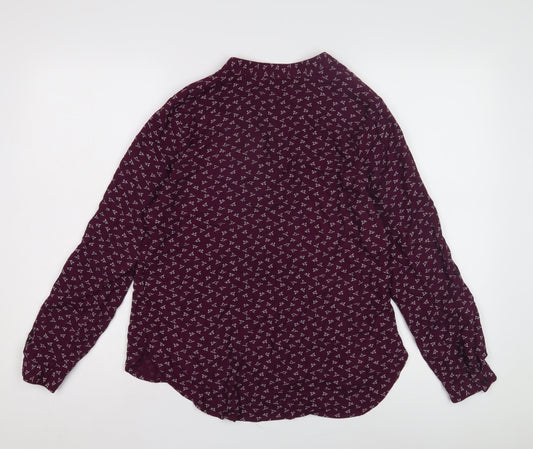 Womens UK Size 10 Marks and Spencer Pink Basic Blouse