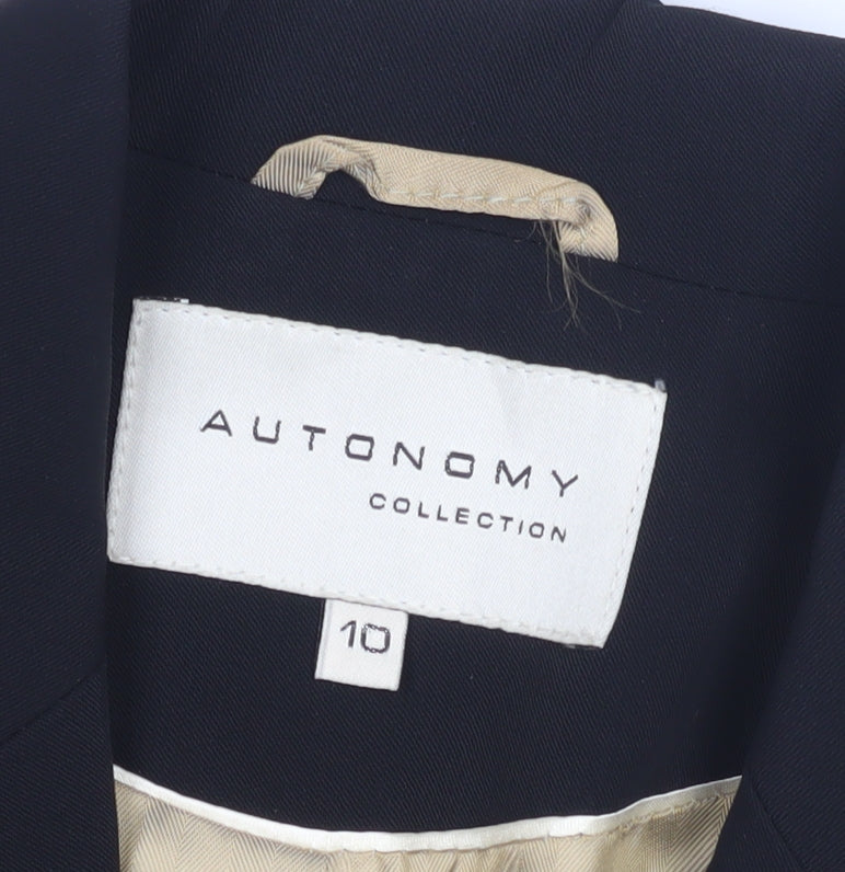 Autonomy Women's Black Blazer, Size 10, Classic Style