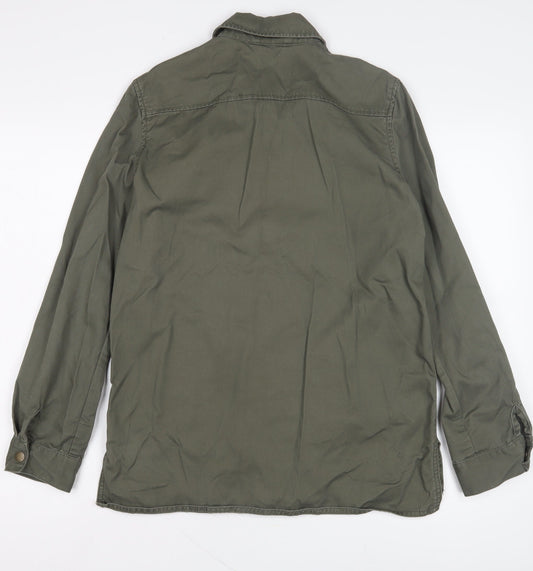Womens UK Size 6 H&M Green Military Jacket