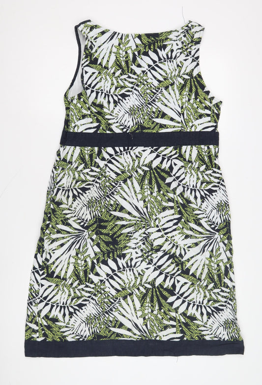 Debenhams Women Shift Dress Multicoloured Size 16