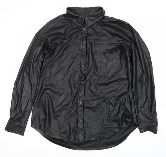 Womens UK Size 8 ASOS Black Basic Jacket