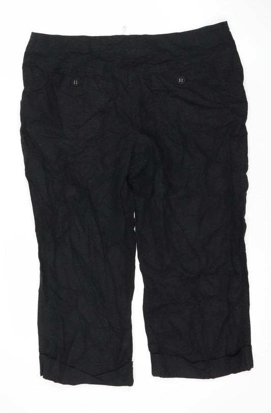 Womens UK Size 16 Epilogue Black Trousers