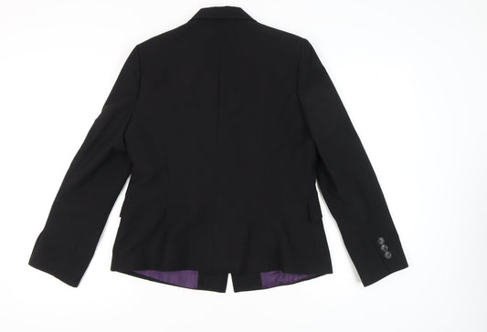 Autonomy Women's Black Blazer Size 16 Regular Fit