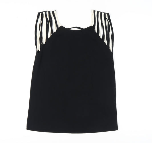 Womens UK Size M Casamia Black Basic Tank