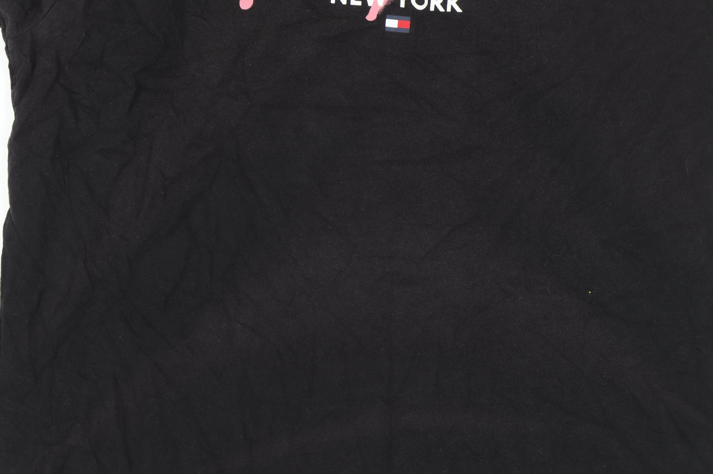 Tommy Jeans Black T-Shirt, Men's Size S, Classic Logo