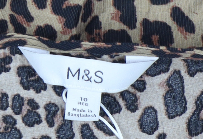 Marks and Spencer Women's Leopard Print Dress Size 10