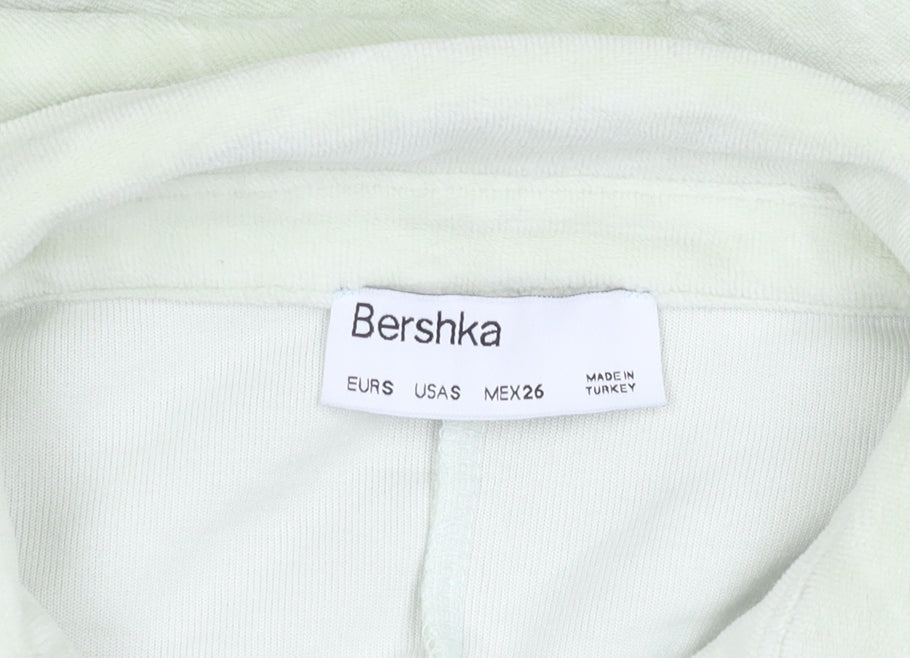 Bershka Women's Green Short Sleeve Playsuit S