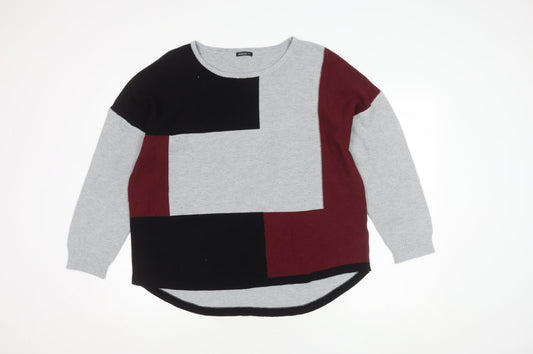 Womens UK Size 20 Roman Multicoloured Pullover Jumper