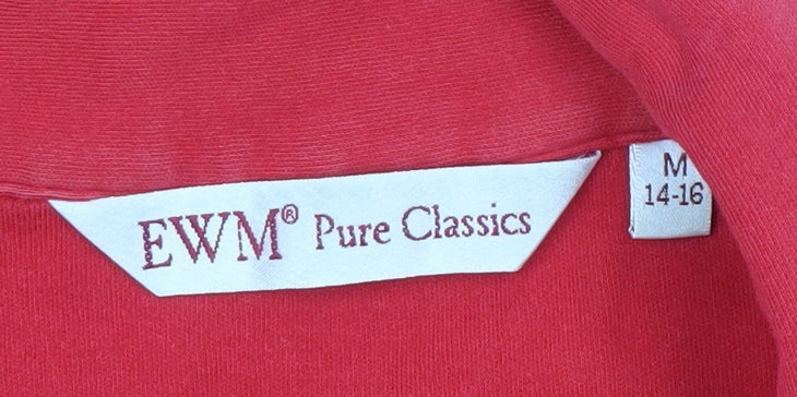 EWM Pure Classics Women's Red Polo Shirt M