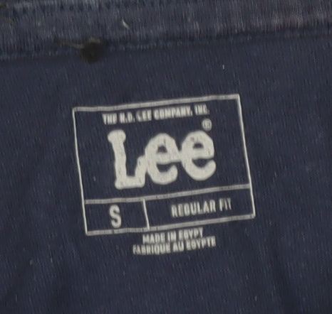 Lee Men's Blue S Regular Fit T-Shirt