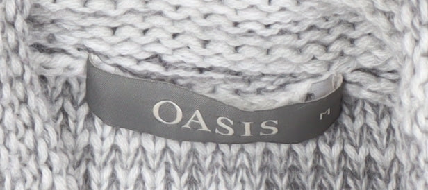 Womens UK Size M Oasis Grey Pullover Jumper