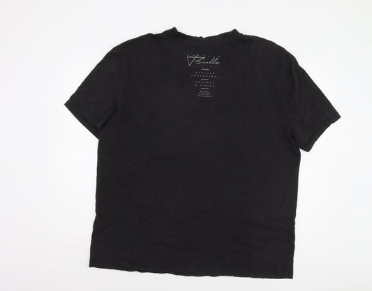 NBA Chicago Bulls Men's Black 2XL Sports T-Shirt