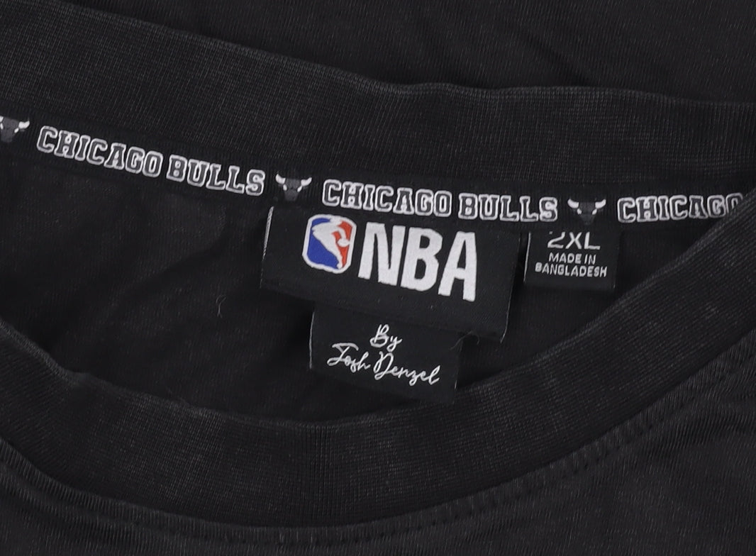 NBA Chicago Bulls Men's Black 2XL Sports T-Shirt