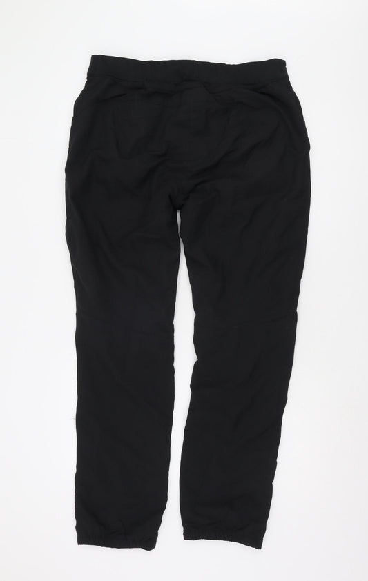 Quechua Men's Black Trousers L Size for Casual Wear