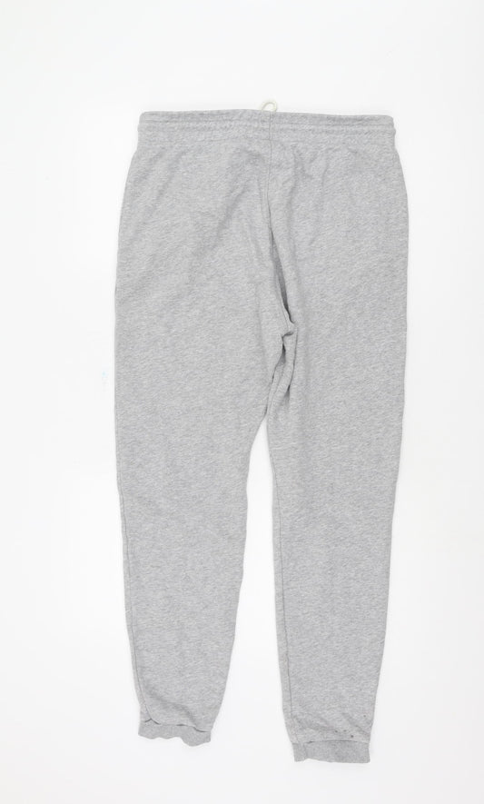 Reebok Men's Grey Jogger Trousers, Size M