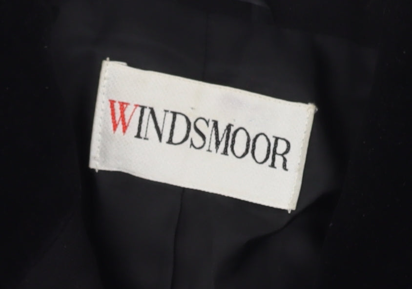Windsmoor Women's Black Wool Blazer Size 14