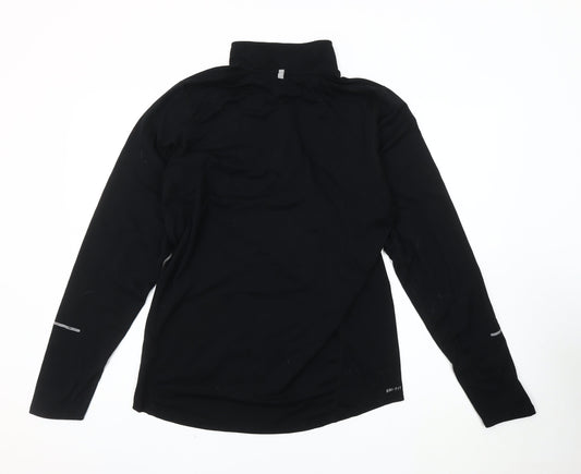 Nike Women's Black Medium Sweatshirt, Athletic, Lightweight