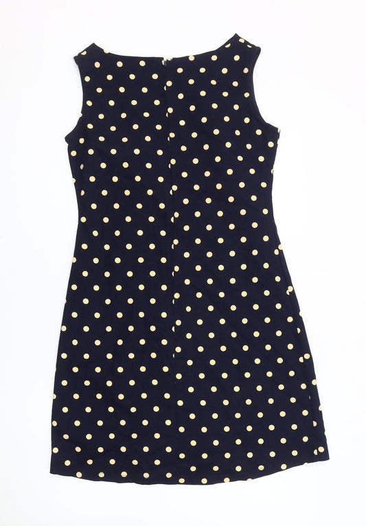 Lindy Bop Women's Blue Polka Dot Dress, UK 12
