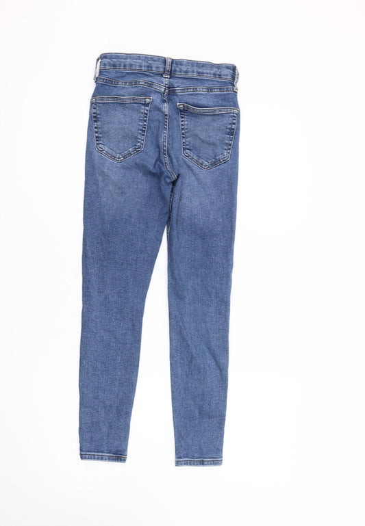 Topshop Women's Blue Skinny Jeans Size 8
