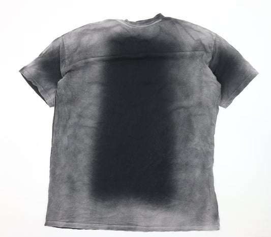 Unisex Adults UK Size M ASOS Black Basic T-Shirt